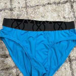 2xist Blue Briefs with Black Waistband